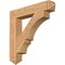 Ekena Millwork Balboa Arts & Crafts Smooth Bracket, Western Red Cedar, 5 1/2"W x 34"D x 34"H BKT06X34X34BOA03SWR - alternate 1